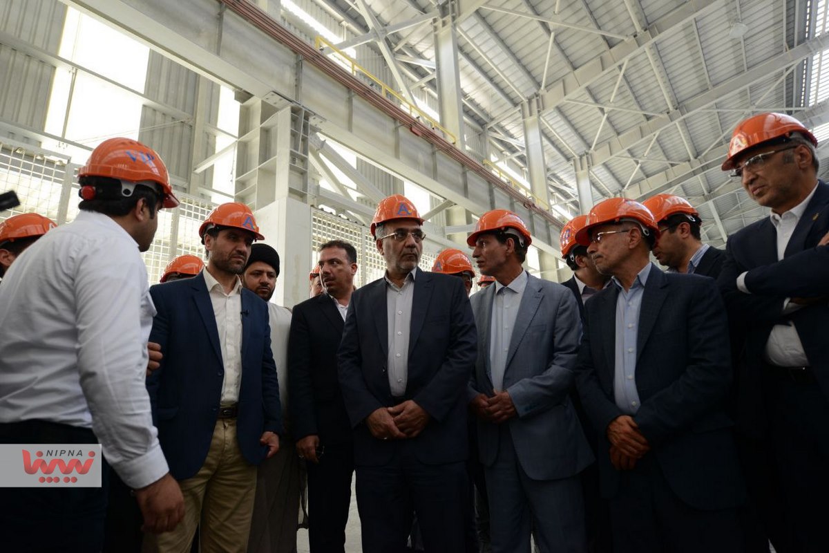 بازدید معاون وزیر نفت و مدیرعامل شرکت ملی صنایع پتروشیمی از منطقه ویژه اقتصادی لامرد 6