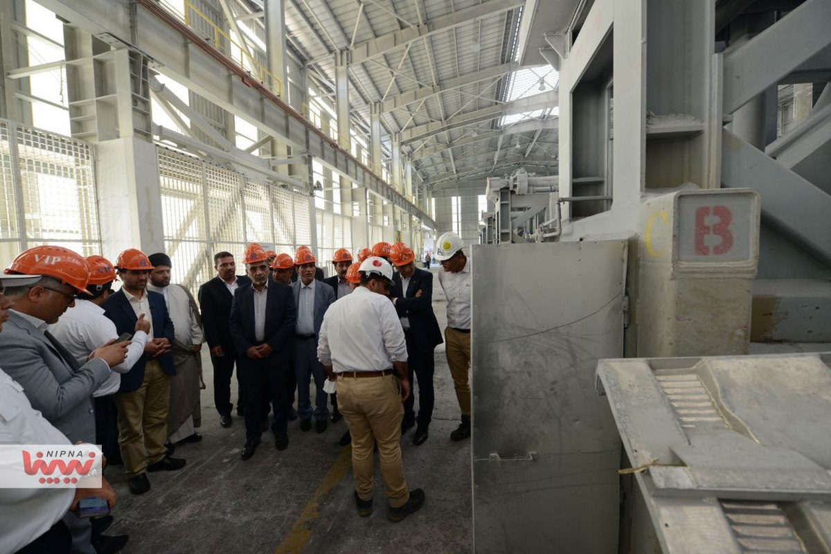 بازدید معاون وزیر نفت و مدیرعامل شرکت ملی صنایع پتروشیمی از منطقه ویژه اقتصادی لامرد 12