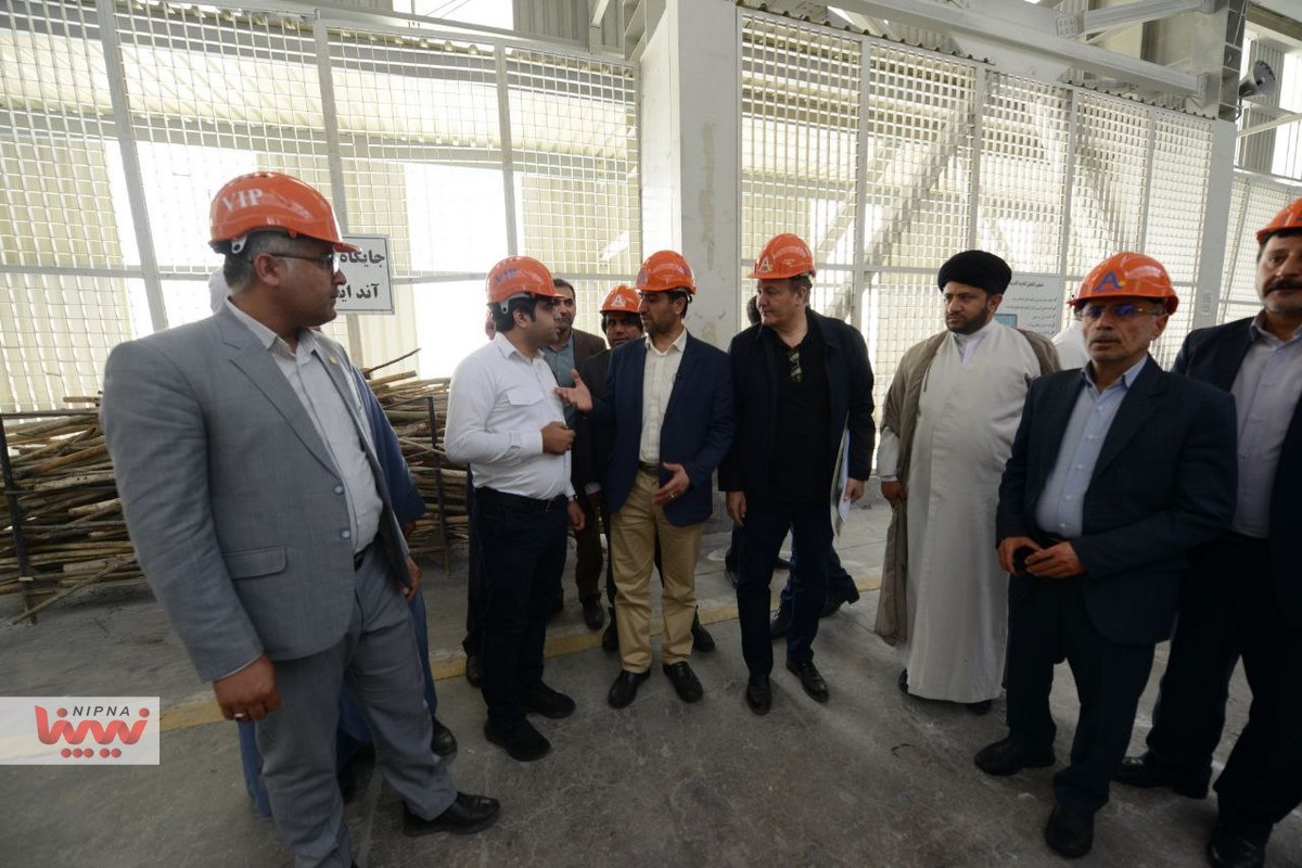 بازدید معاون وزیر نفت و مدیرعامل شرکت ملی صنایع پتروشیمی از منطقه ویژه اقتصادی لامرد 13