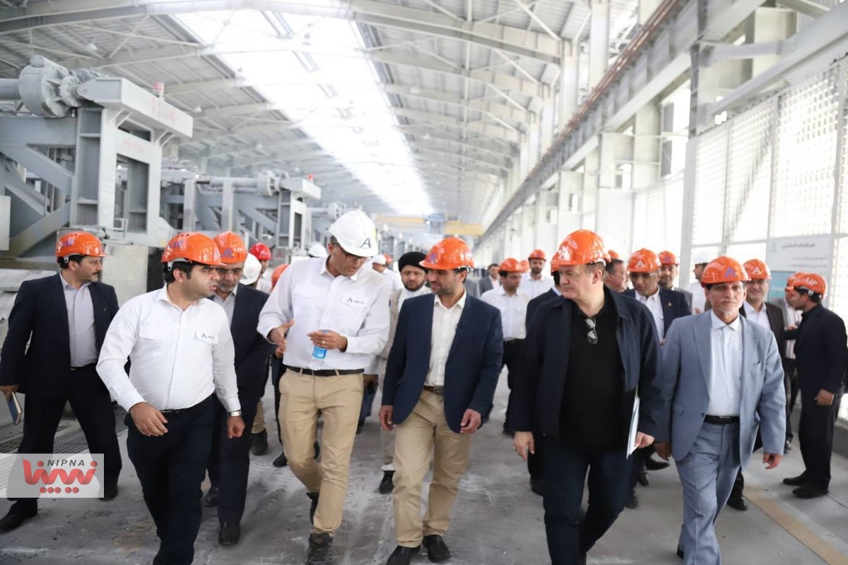 بازدید معاون وزیر نفت و مدیرعامل شرکت ملی صنایع پتروشیمی از منطقه ویژه اقتصادی لامرد 16