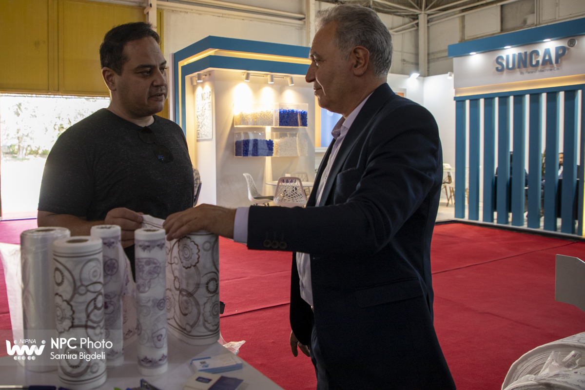 سالن 38A در اولین روز از هجدهمین نمایشگاه بین المللی ایران پلاست 17