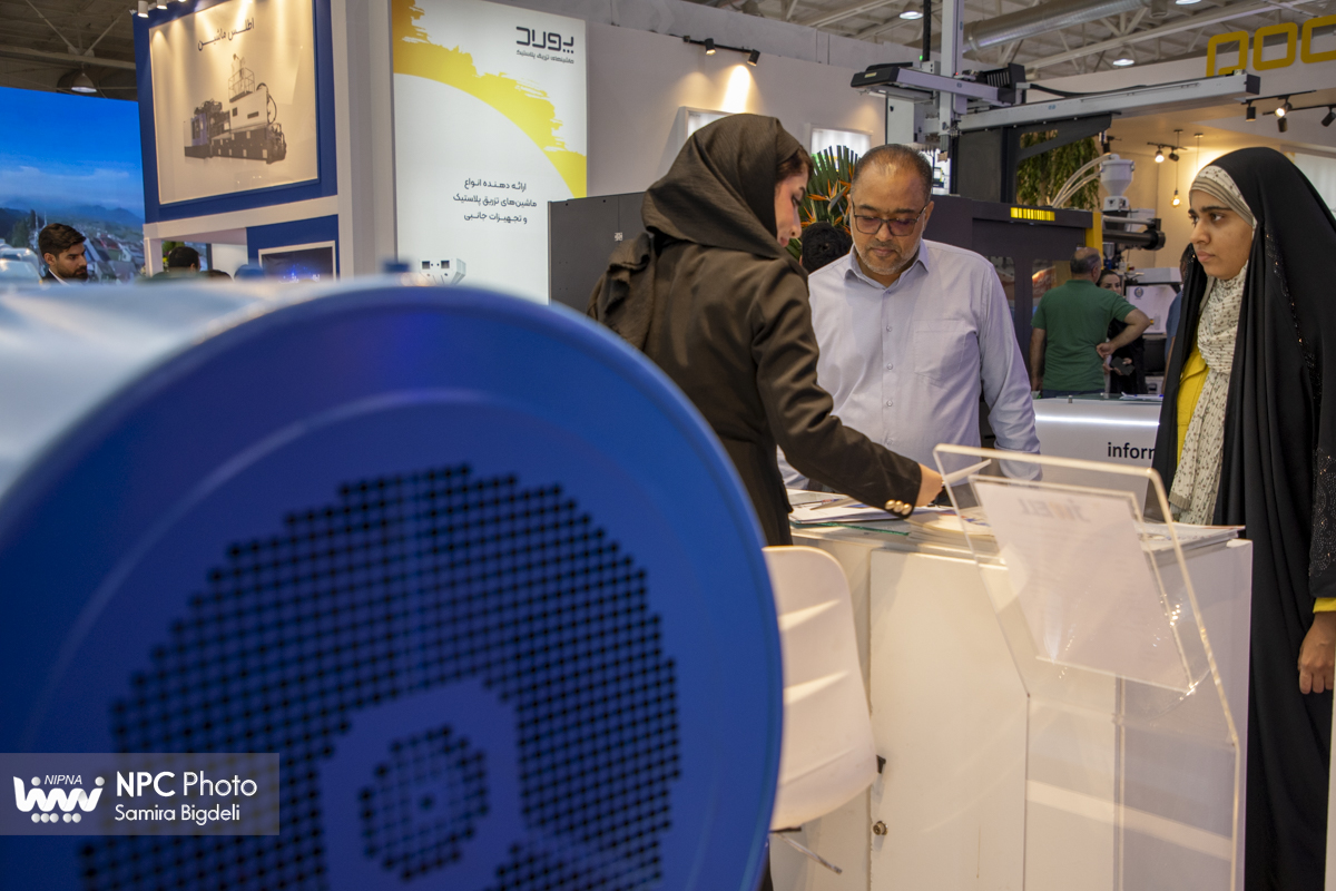 سالن 38B در اولین روز از هجدهمین نمایشگاه بین المللی ایران پلاست 8