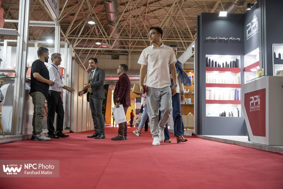 سالن 40 در اولین روز از هجدهمین نمایشگاه بین المللی ایران پلاست 5