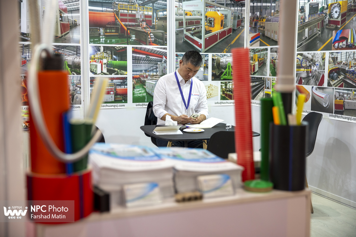 سالن 40 در اولین روز از هجدهمین نمایشگاه بین المللی ایران پلاست 10