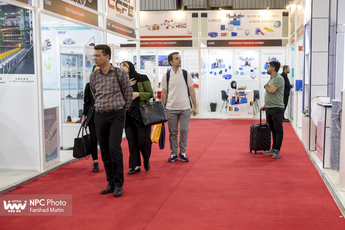 سالن 40 در اولین روز از هجدهمین نمایشگاه بین المللی ایران پلاست 12