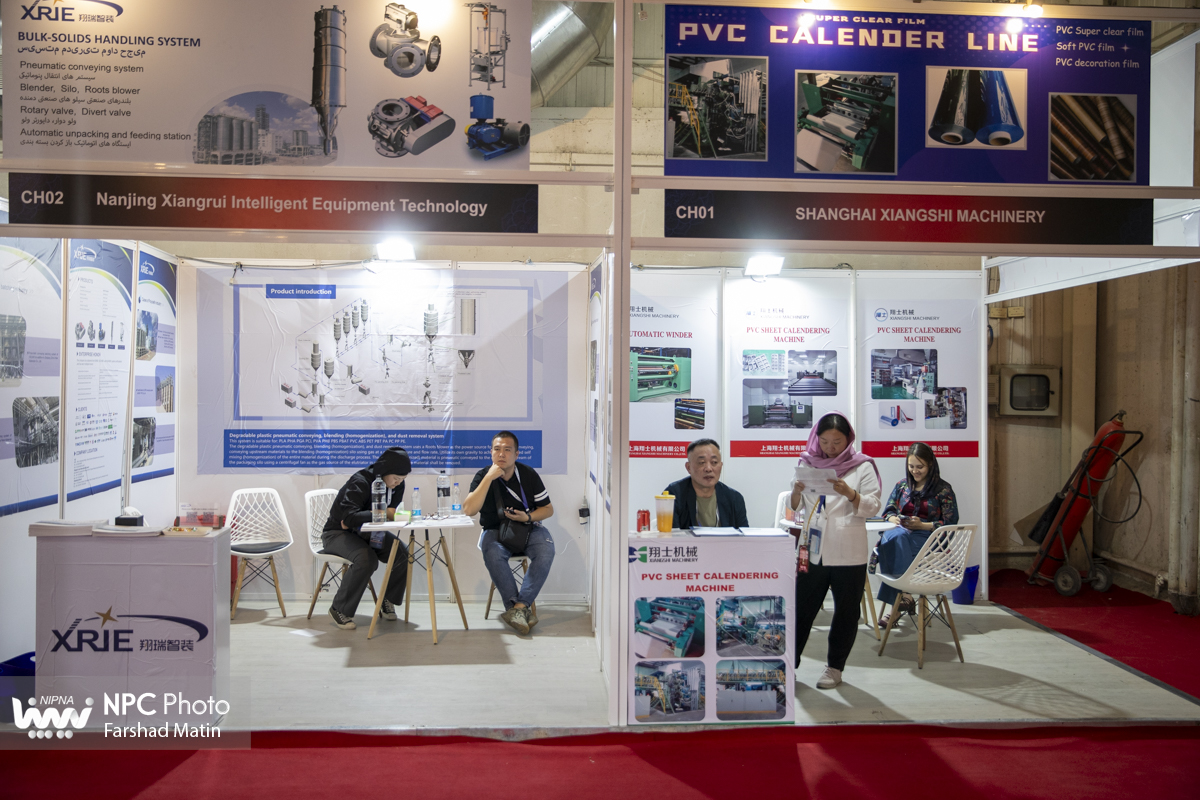 سالن 41 در اولین روز از هجدهمین نمایشگاه بین المللی ایران پلاست 19