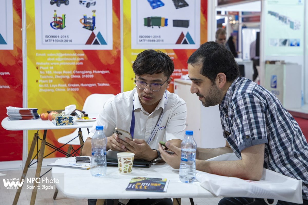 سالن 38B در دومین روز از هجدهمین نمایشگاه بین المللی ایران پلاست 2