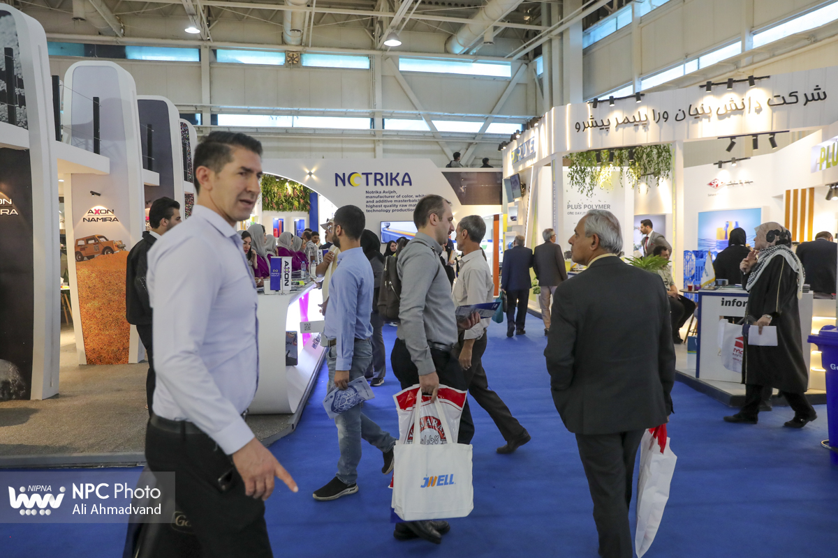 سالن 6 در سومین روز از هجدهمین نمایشگاه بین المللی ایران پلاست 12