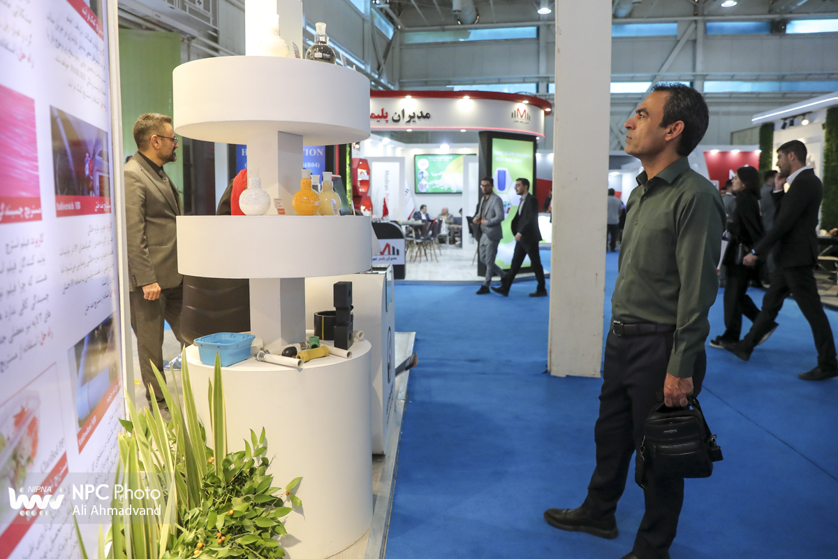 سالن 7 در سومین روز از هجدهمین نمایشگاه بین المللی ایران پلاست 9