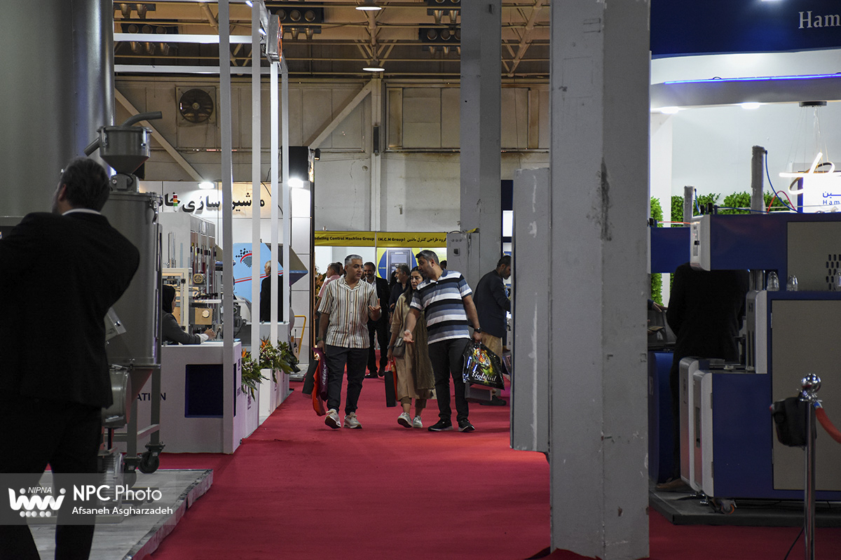 سالن 38 در سومین روز از هجدهمین نمایشگاه بین المللی ایران پلاست 24
