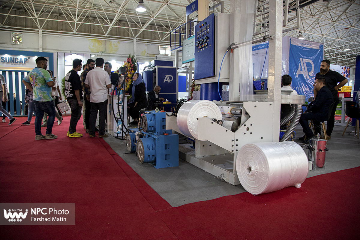 سالن 38A در سومین روز از هجدهمین نمایشگاه بین المللی ایران پلاست 57