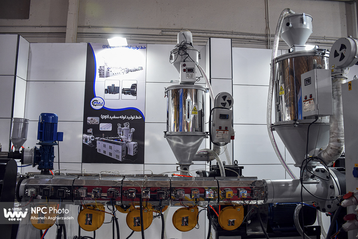 سالن 38B در سومین روز از هجدهمین نمایشگاه بین المللی ایران پلاست 50