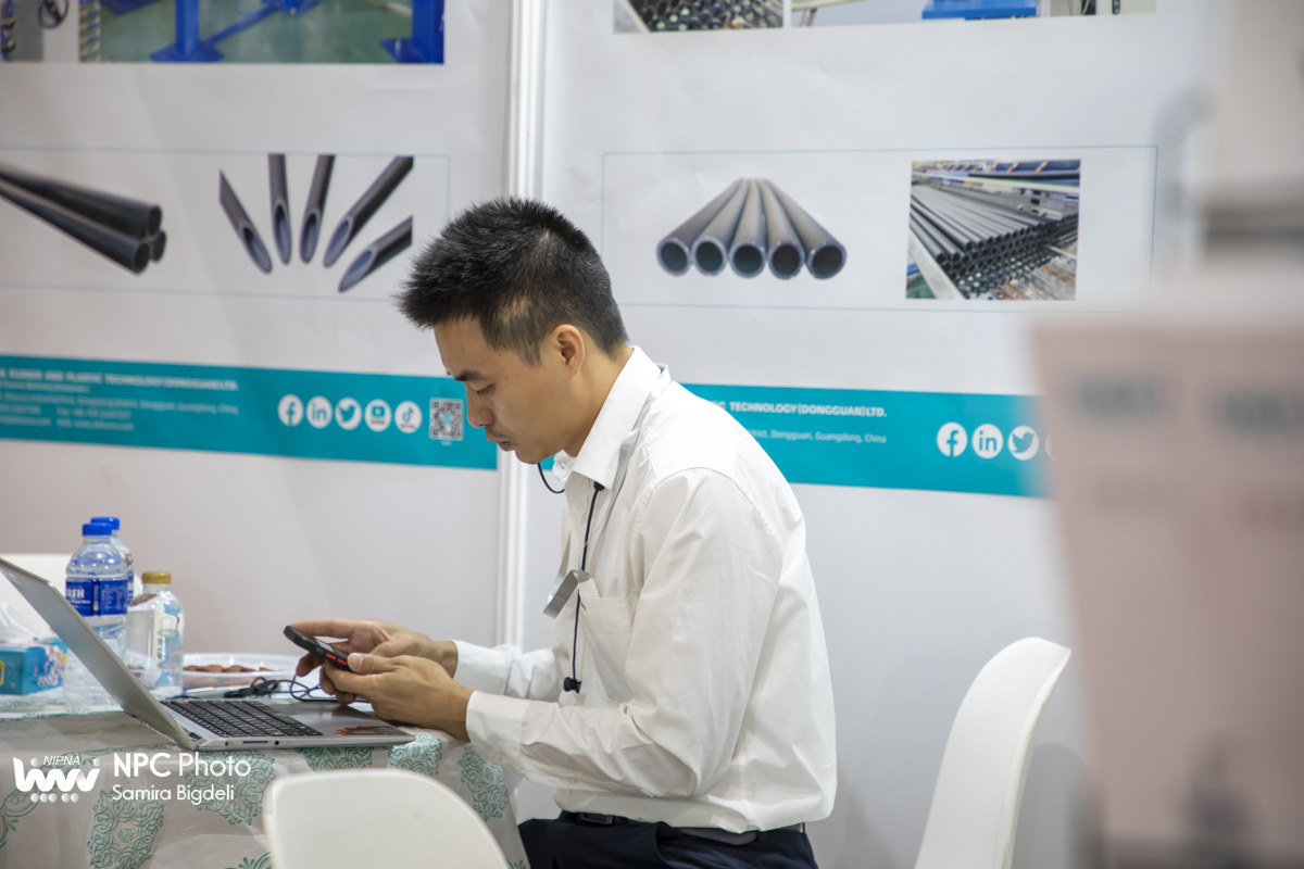 سالن 40 در آخرین روز از هجدهمین نمایشگاه بین المللی ایران پلاست 8