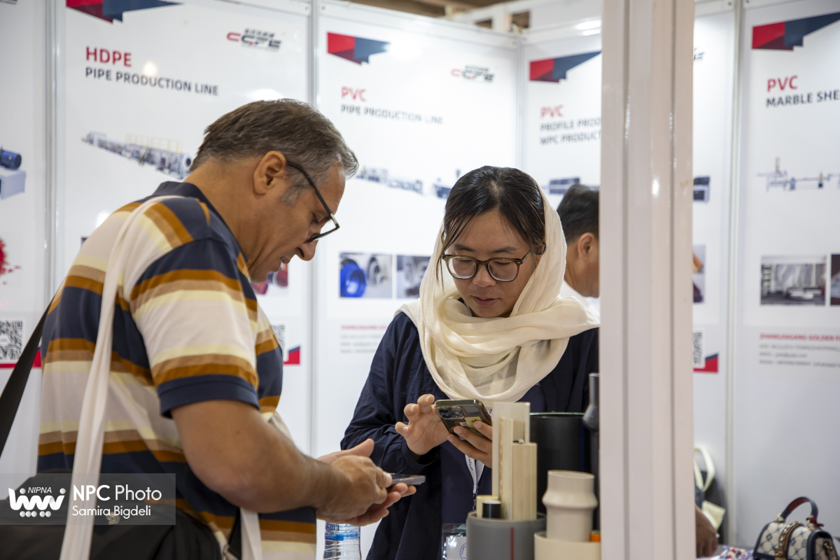 سالن 40 در آخرین روز از هجدهمین نمایشگاه بین المللی ایران پلاست 9