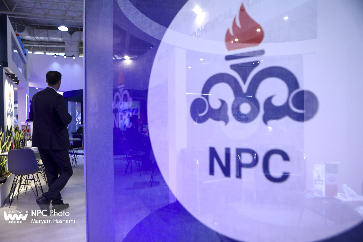 غرفه شرکت ملی صنایع پتروشیمی در روز پایانی از هجدهمین نمایشگاه بین‌المللی ایران‌پلاست 9