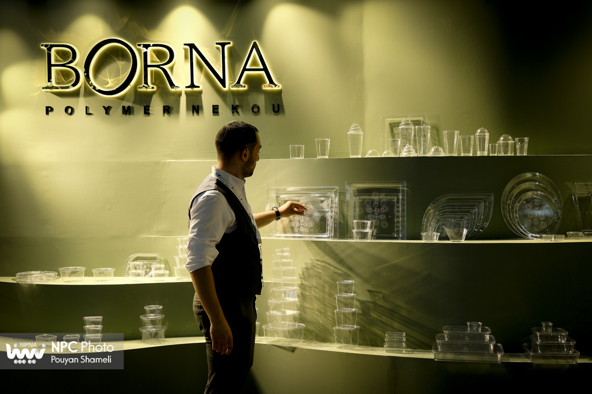 سالن خلیج فارس در روز  پایانی از هجدهمین نمایشگاه بین المللی ایران پلاست 19