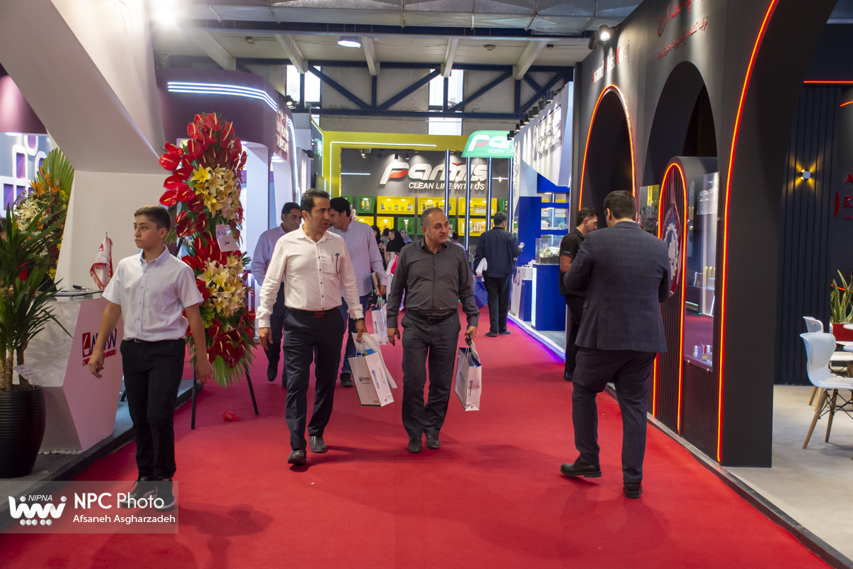 سالن 44 در آخرین روز از هجدهمین نمایشگاه بین المللی ایران پلاست 17