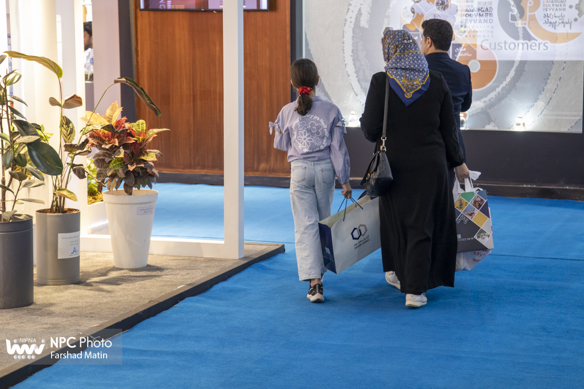 سالن 7 در آخرین روز از هجدهمین نمایشگاه بین المللی ایران پلاست 15