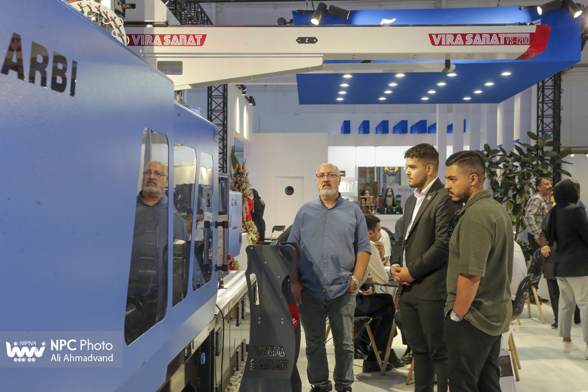 سالن 38B در آخرین روز از هجدهمین نمایشگاه بین المللی ایران پلاست 6