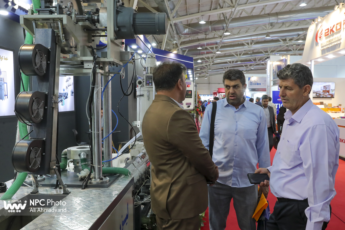 سالن 38B در آخرین روز از هجدهمین نمایشگاه بین المللی ایران پلاست 9