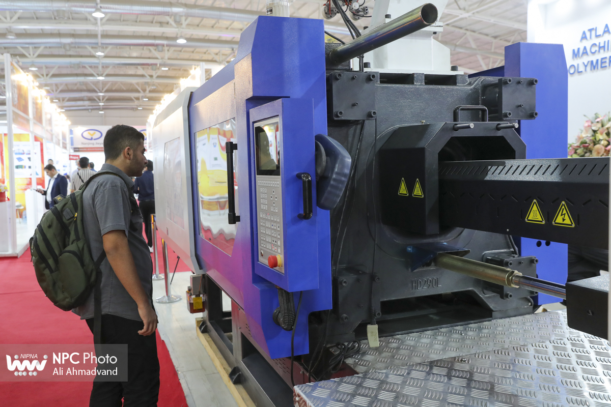 سالن 38B در آخرین روز از هجدهمین نمایشگاه بین المللی ایران پلاست 12