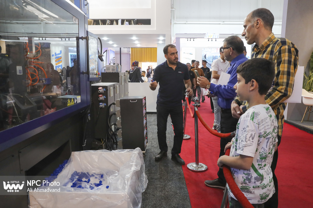 سالن 38B در آخرین روز از هجدهمین نمایشگاه بین المللی ایران پلاست 13
