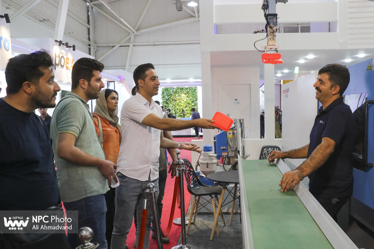 سالن 38B در آخرین روز از هجدهمین نمایشگاه بین المللی ایران پلاست 15