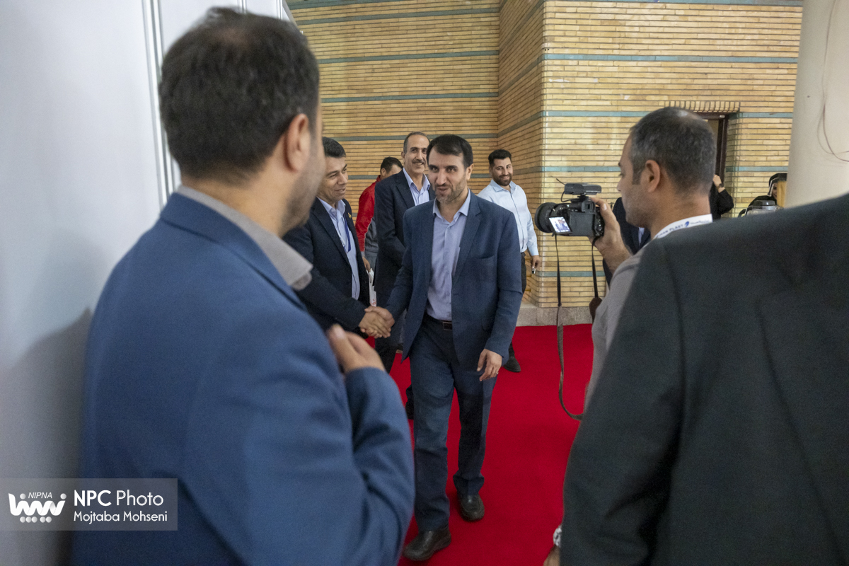 بازدید مدیرعامل شرکت ملی صنایع پتروشیمی از ستاد اجرایی در هجدهمین نمایشگاه ایران‌پلاست  9