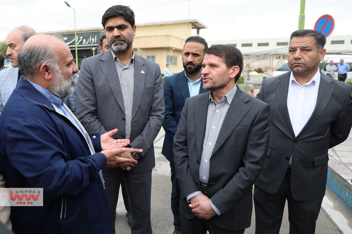 بازدید سرپرست شرکت ملی صنایع پتروشیمی از شرکت های پتروشیمی اروند، کارون و رازی در منطقه ویژه اقتصادی پتروشیمی 9