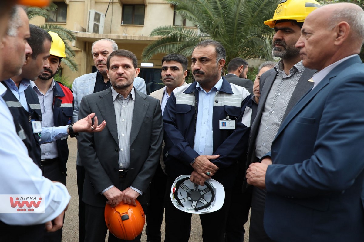 بازدید سرپرست شرکت ملی صنایع پتروشیمی از شرکت های پتروشیمی اروند، کارون و رازی در منطقه ویژه اقتصادی پتروشیمی 15