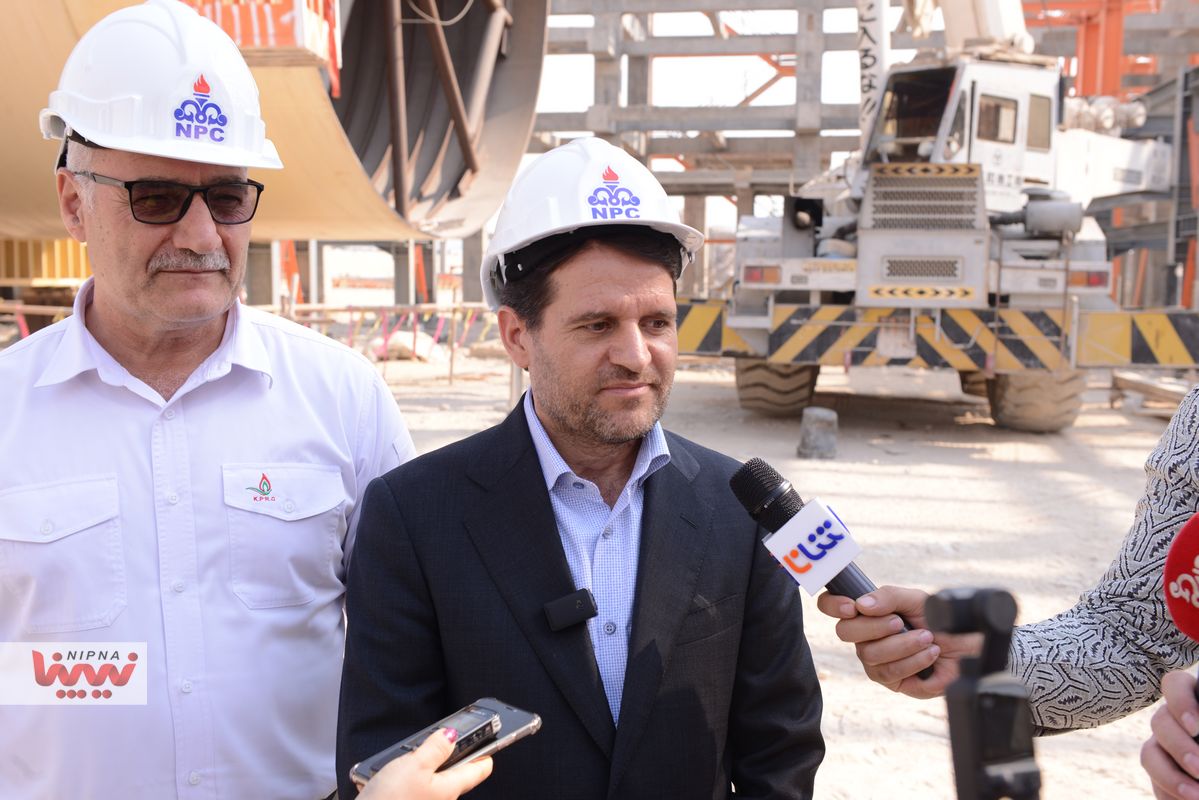 بازدید معاون وزیر نفت و مدیرعامل شرکت ملی صنایع پتروشیمی از پتروپالایش کنگان 2