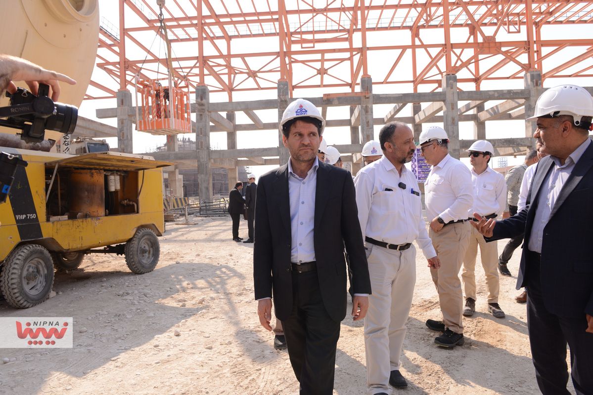 بازدید معاون وزیر نفت و مدیرعامل شرکت ملی صنایع پتروشیمی از پتروپالایش کنگان 9