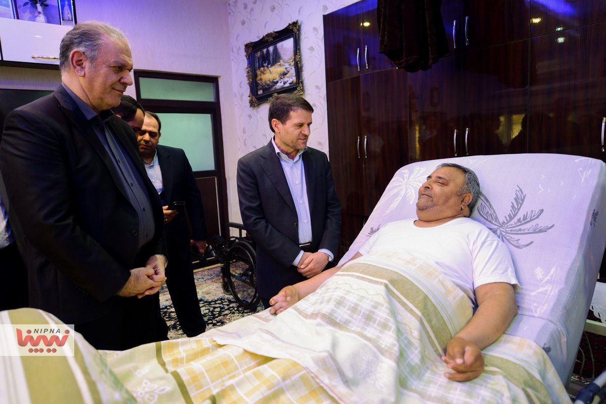 بازدید مدیرعامل شرکت ملی صنایع پتروشیمی از آسایشگاه ثارالله 14