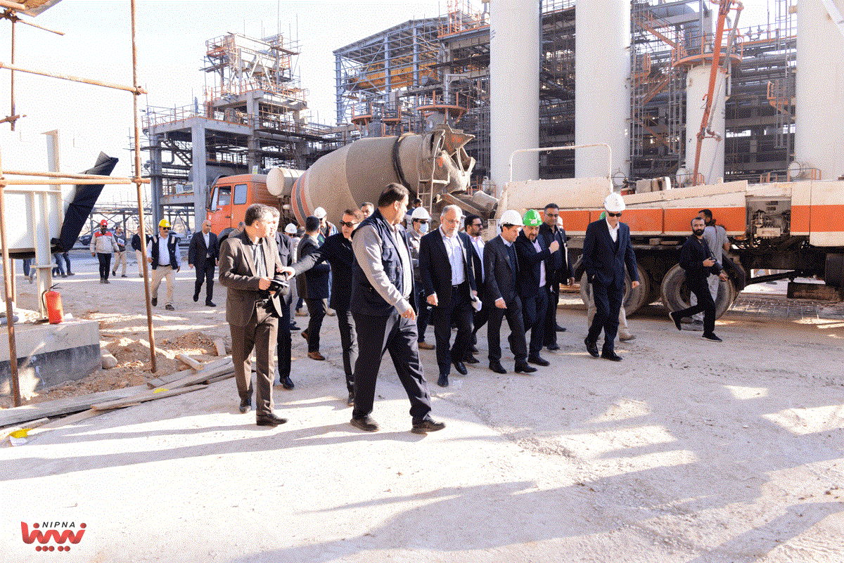 بازدید حسن عباس زاده معاون وزیر نفت و مدیرعامل شرکت ملی صنایع پتروشیمی از طرح پتروشیمی سلمان فارسی 14