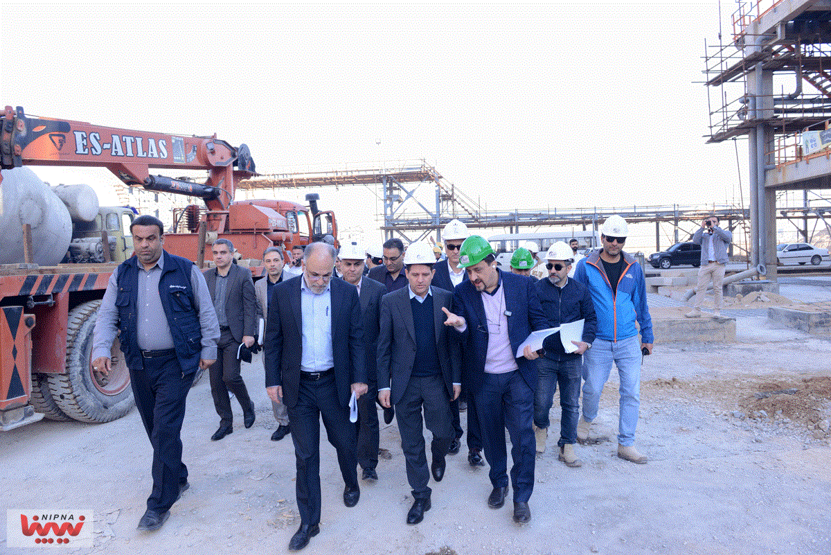 بازدید حسن عباس زاده معاون وزیر نفت و مدیرعامل شرکت ملی صنایع پتروشیمی از طرح پتروشیمی سلمان فارسی 15