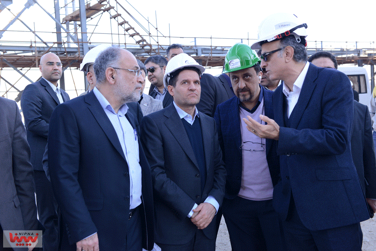 بازدید حسن عباس زاده معاون وزیر نفت و مدیرعامل شرکت ملی صنایع پتروشیمی از طرح پتروشیمی سلمان فارسی 17