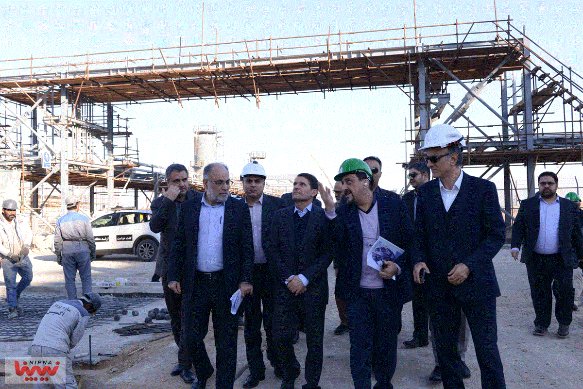 بازدید حسن عباس زاده معاون وزیر نفت و مدیرعامل شرکت ملی صنایع پتروشیمی از طرح پتروشیمی سلمان فارسی 19