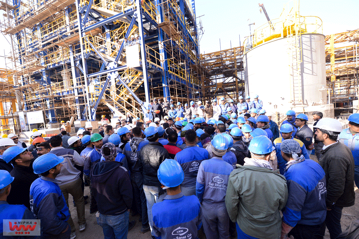 بازدید حسن عباس زاده معاون وزیر نفت و مدیرعامل شرکت ملی صنایع پتروشیمی از پارک پتروشیمی پتروناد 14