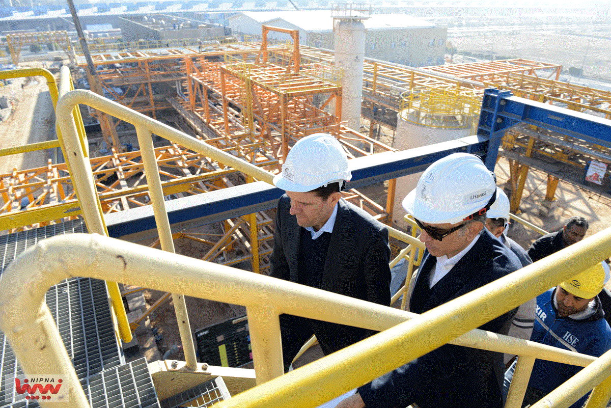 بازدید حسن عباس زاده معاون وزیر نفت و مدیرعامل شرکت ملی صنایع پتروشیمی از پارک پتروشیمی پتروناد 20