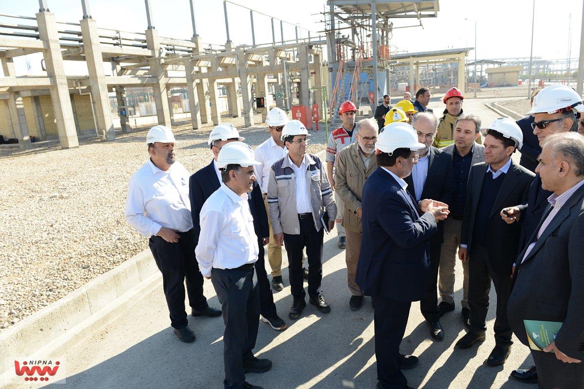 بازدید حسن عباس زاده معاون وزیر نفت و مدیرعامل شرکت ملی صنایع پتروشیمی از طرح اتیلن اکساید پتروشیمی مارون 12