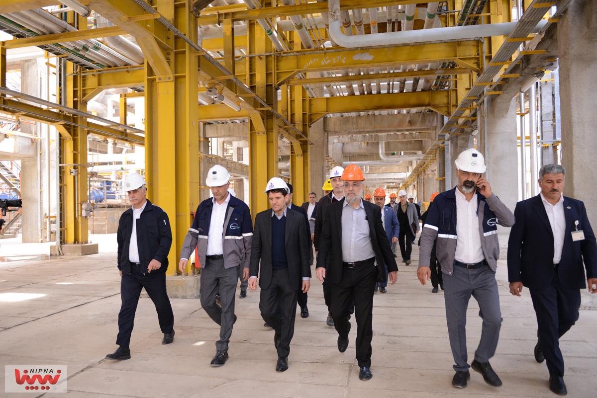 بازدید معاون وزیر نفت و مدیرعامل شرکت ملی صنایع پتروشیمی از طرح پتروشیمی آپادانا خلیج فارس 9