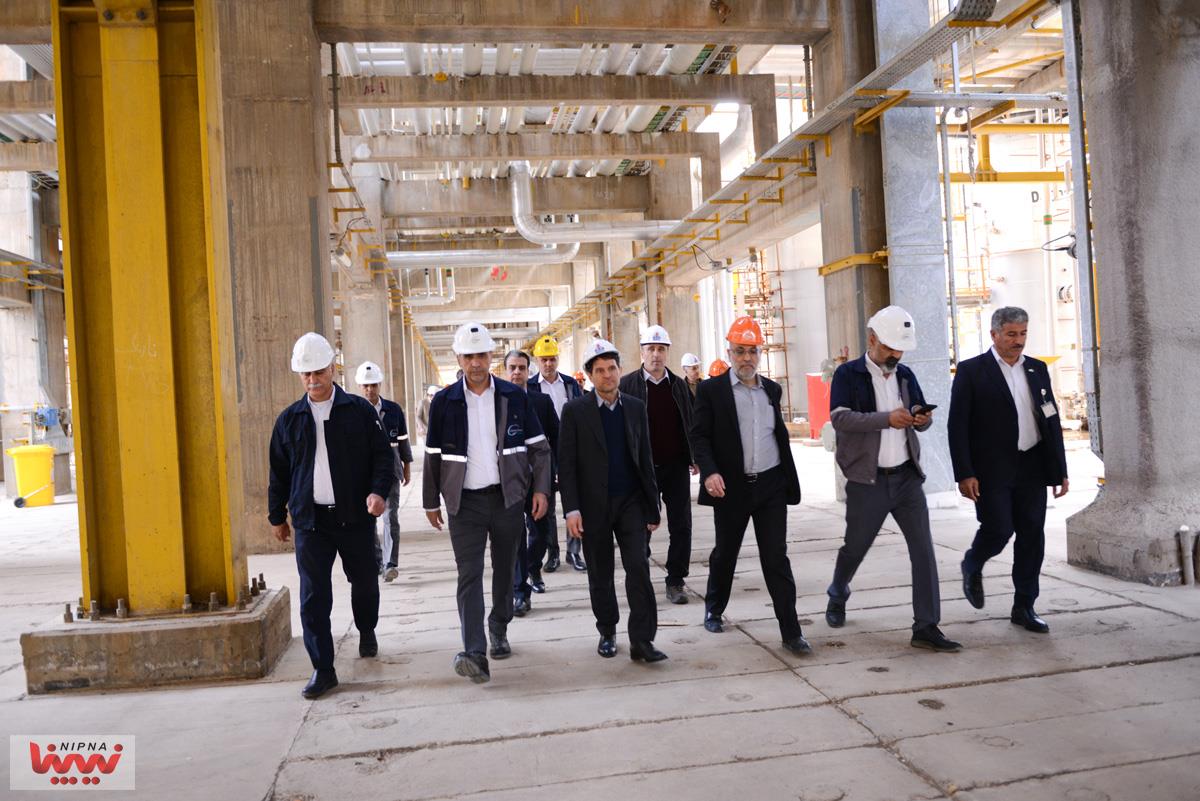 بازدید معاون وزیر نفت و مدیرعامل شرکت ملی صنایع پتروشیمی از طرح پتروشیمی آپادانا خلیج فارس 10