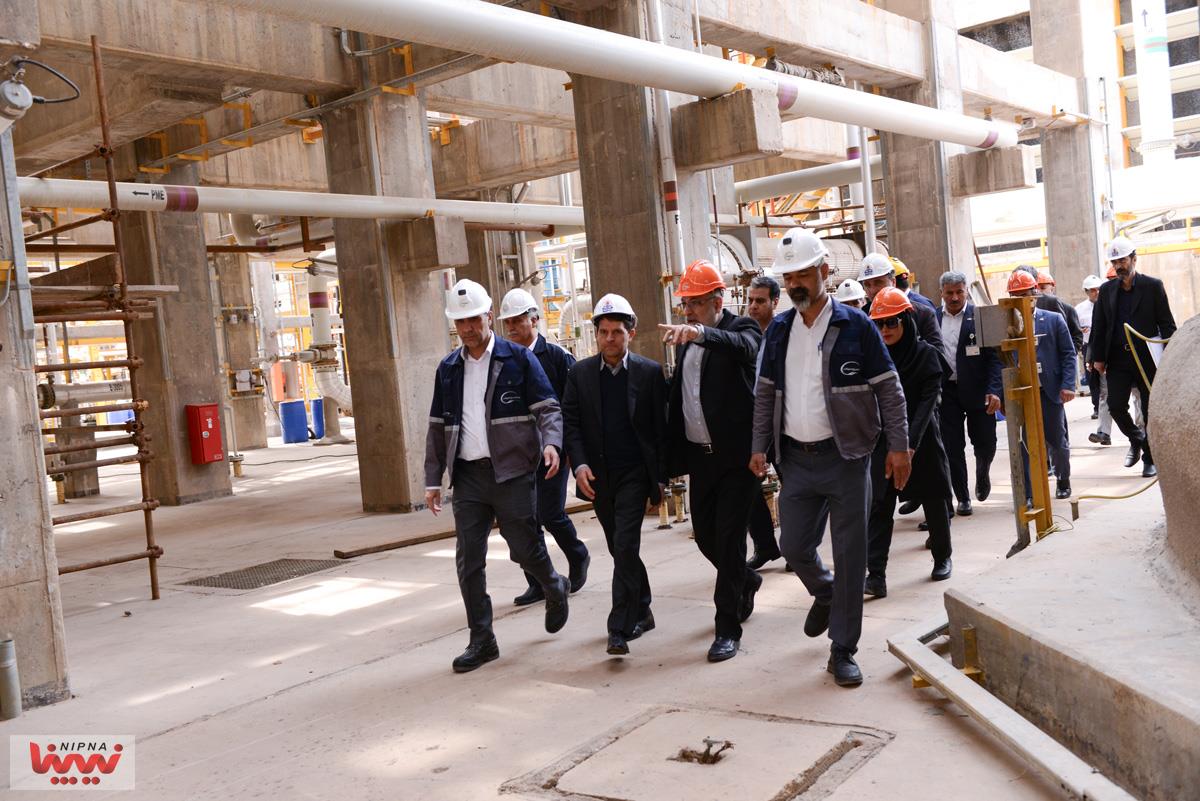 بازدید معاون وزیر نفت و مدیرعامل شرکت ملی صنایع پتروشیمی از طرح پتروشیمی آپادانا خلیج فارس 11