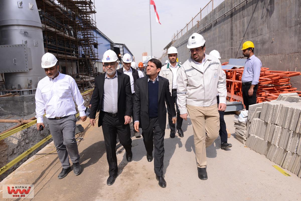بازدید معاون وزیر نفت و مدیرعامل شرکت ملی صنایع پتروشیمی از طرح پتروشیمی صدف خلیج فارس 20