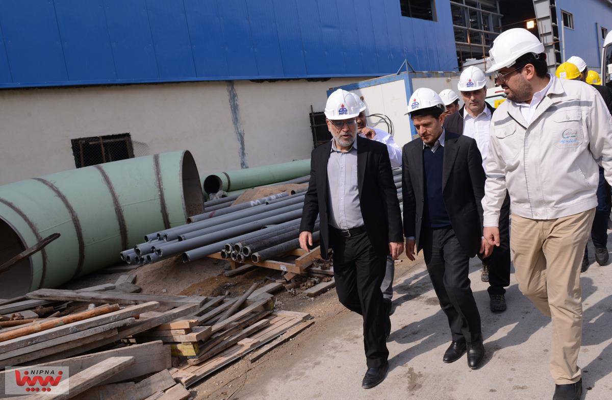 بازدید معاون وزیر نفت و مدیرعامل شرکت ملی صنایع پتروشیمی از طرح پتروشیمی صدف خلیج فارس 21
