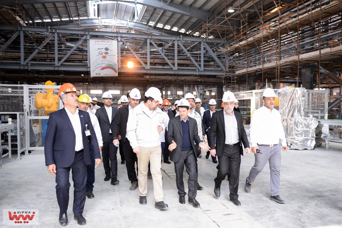 بازدید معاون وزیر نفت و مدیرعامل شرکت ملی صنایع پتروشیمی از طرح پتروشیمی صدف خلیج فارس 24