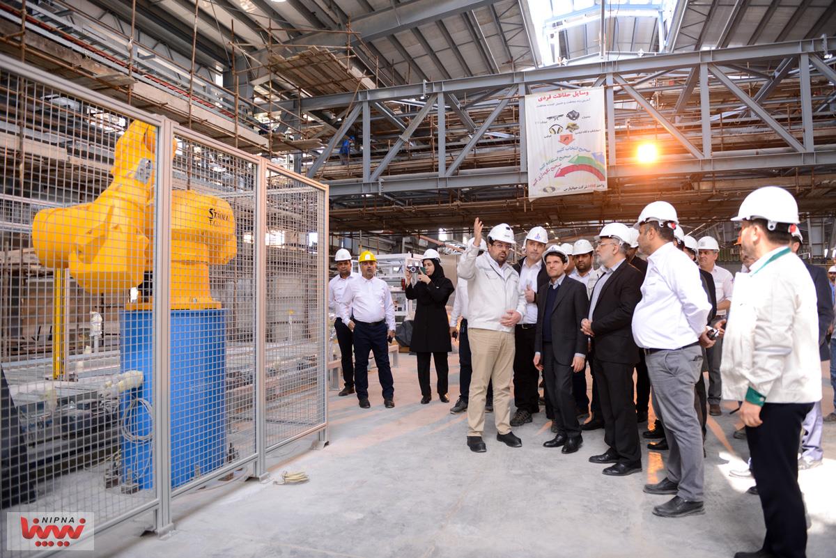 بازدید معاون وزیر نفت و مدیرعامل شرکت ملی صنایع پتروشیمی از طرح پتروشیمی صدف خلیج فارس 25