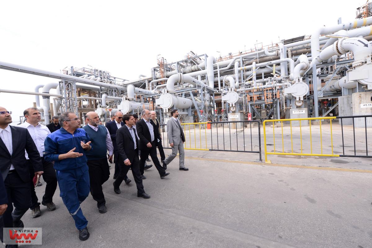 بازدید معاون وزیر نفت و مدیرعامل شرکت ملی صنایع پتروشیمی از مجتمع پتروشیمی پارس 7