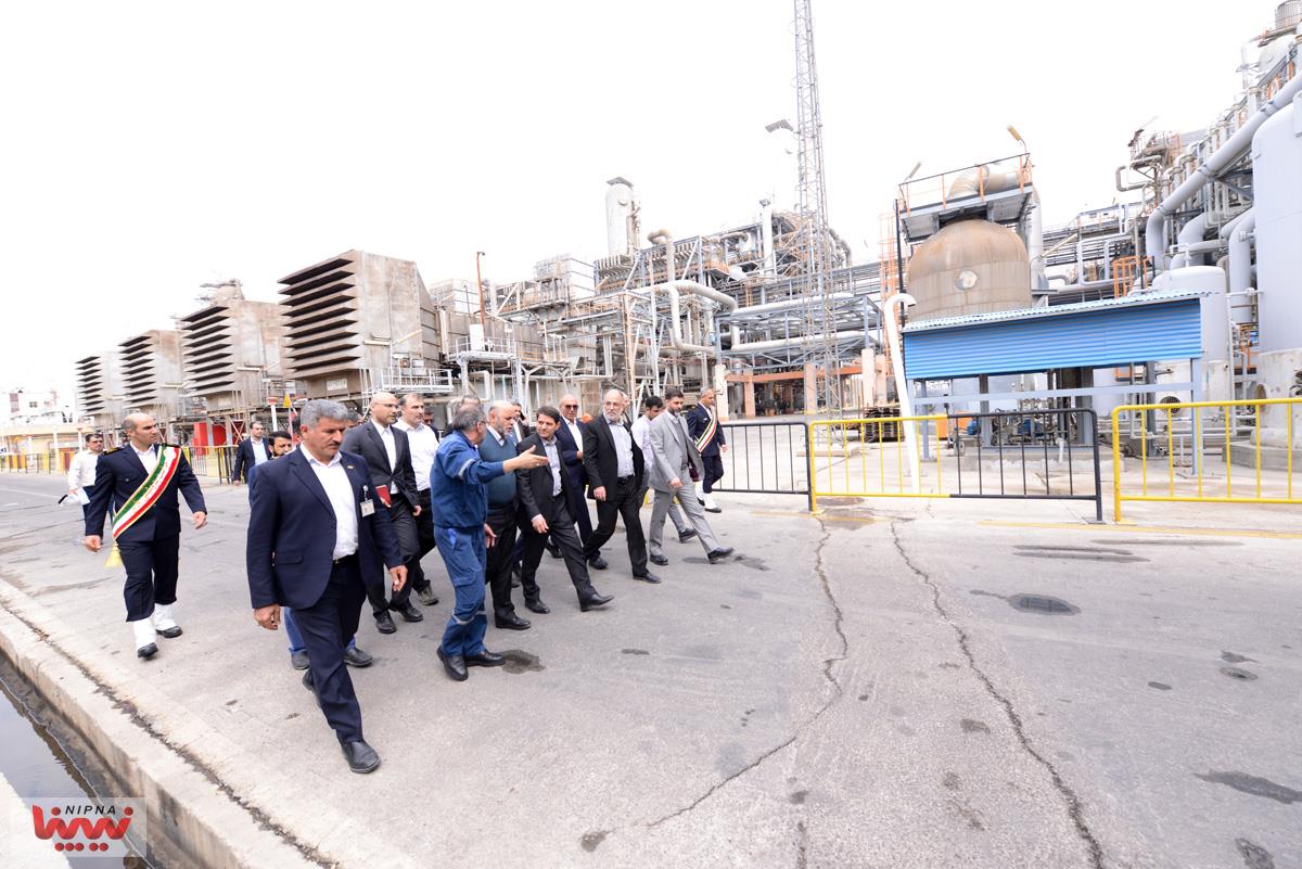 بازدید معاون وزیر نفت و مدیرعامل شرکت ملی صنایع پتروشیمی از مجتمع پتروشیمی پارس 12