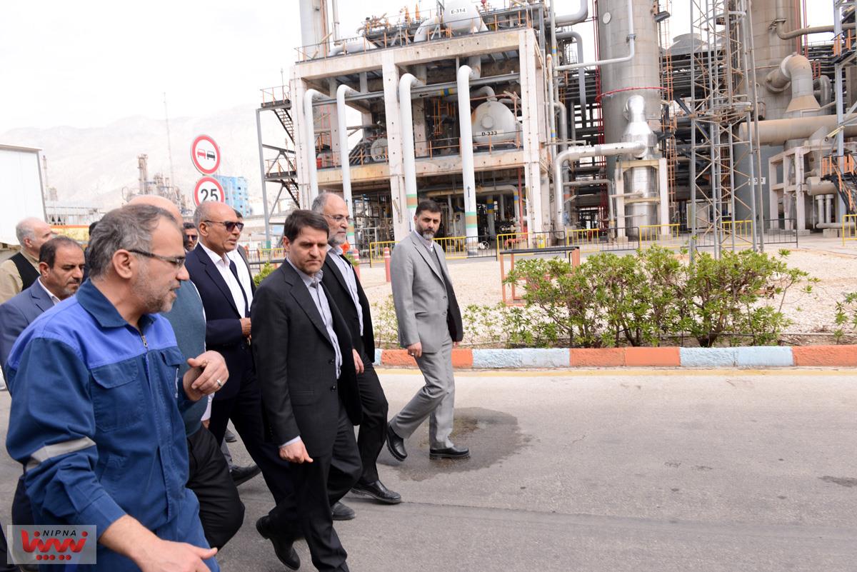 بازدید معاون وزیر نفت و مدیرعامل شرکت ملی صنایع پتروشیمی از مجتمع پتروشیمی پارس 17